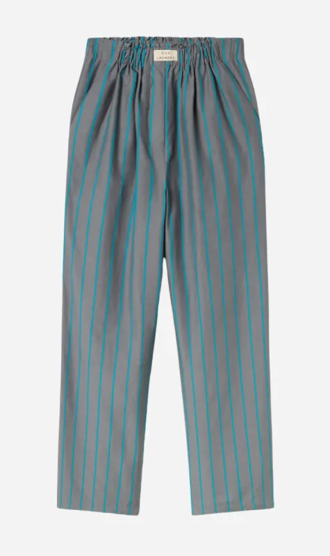 Silk Laundry | Cotton Silk Paper Bag Pants - Oxygen Stripe sold by Sister & Co