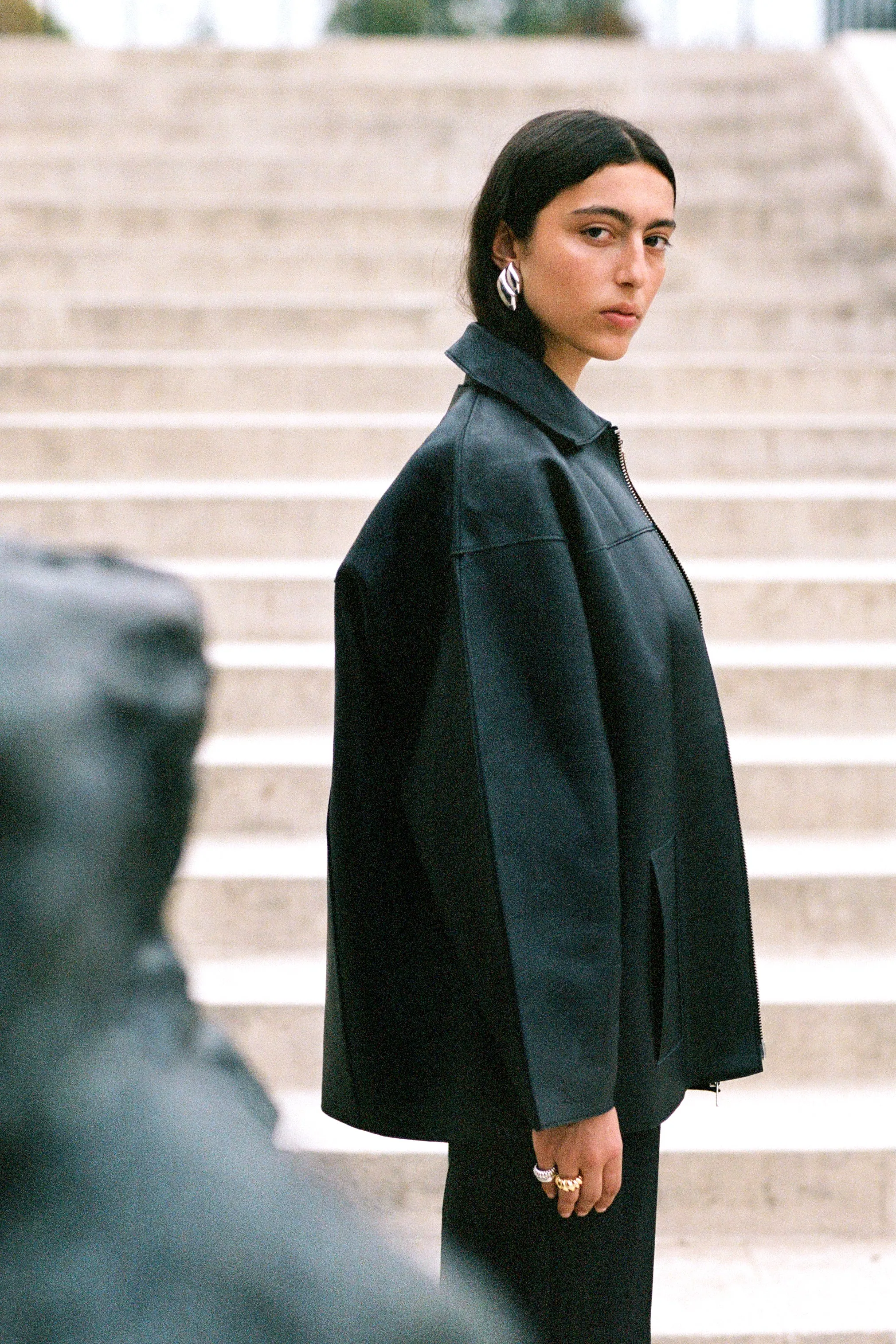 Jasmin Sparrow | Petal Earrings - Silver sold by Sister & Co product image thumbnail 2