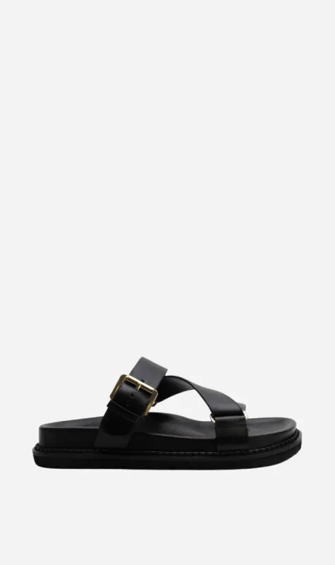 La Tribe | Aki Slide - Black sold by Sister & Co