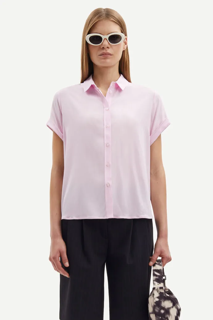 Samsoe Samsoe | Majan SS Shirt - Lilac Snow sold by Sister & Co product image thumbnail 2