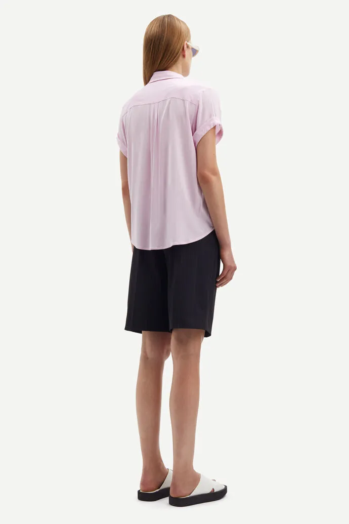 Samsoe Samsoe | Majan SS Shirt - Lilac Snow sold by Sister & Co product image thumbnail 4