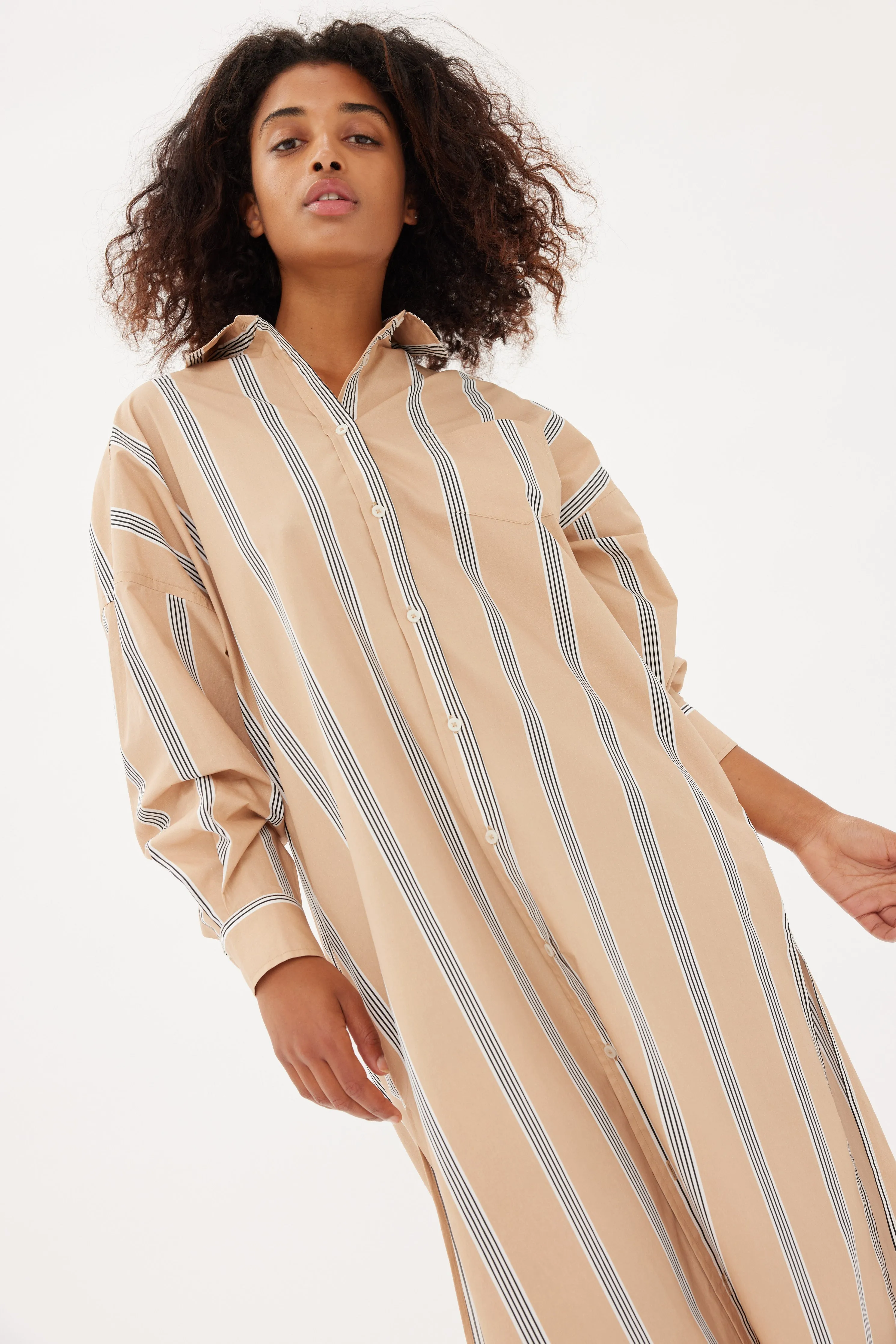 LMND | Chiara Maxi Dress - Toffee/White/Black sold by Sister & Co product image thumbnail 4