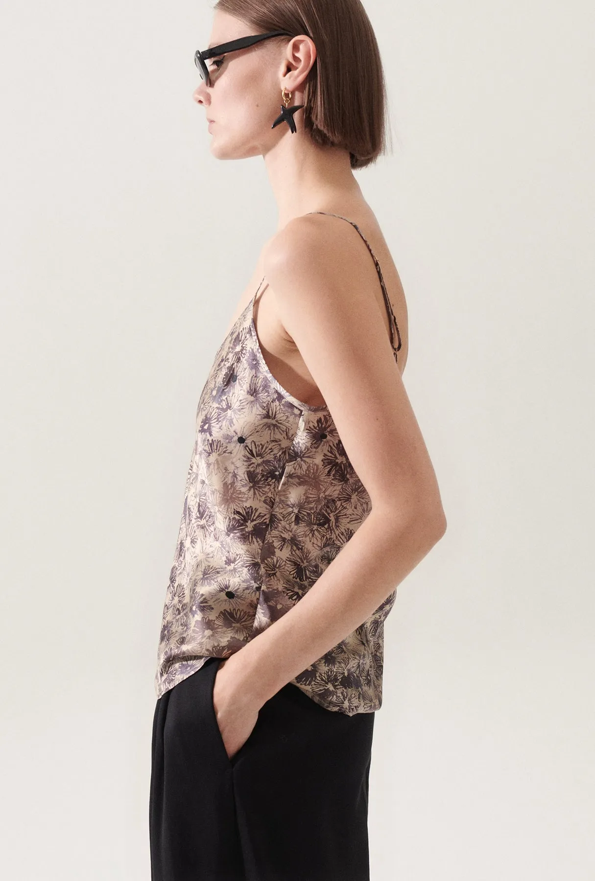 Silk Laundry | Bias Cut Cami - Aster Floral sold by Sister & Co product image thumbnail 3