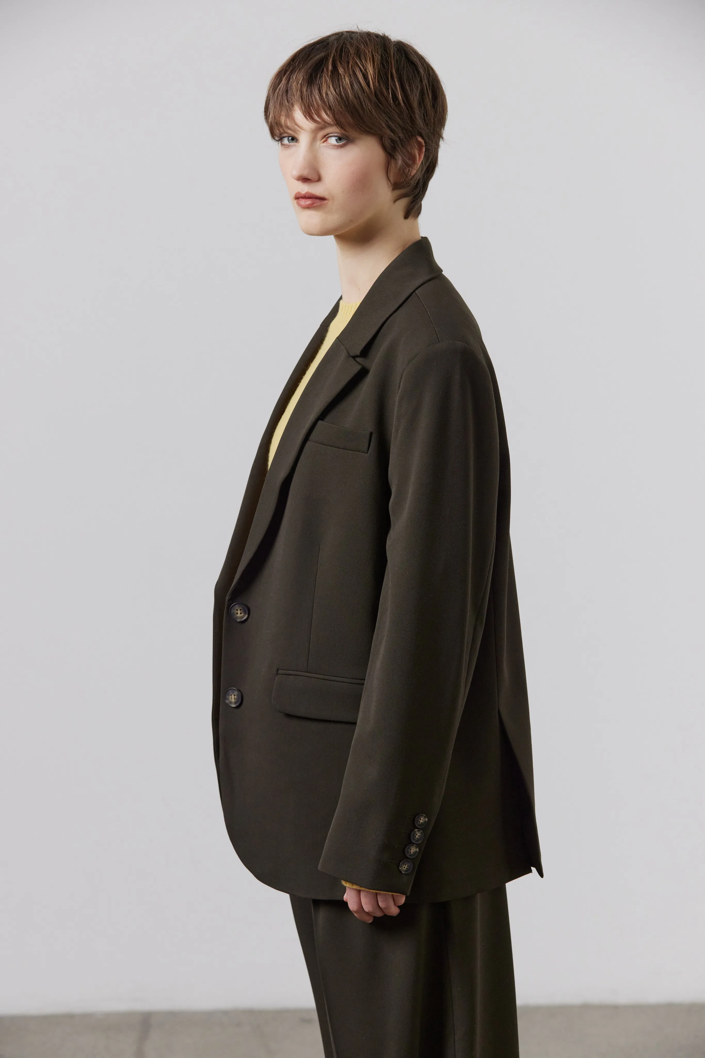 Laing | Boston Boyfriend Jacket - Bark sold by Sister & Co product image thumbnail 3