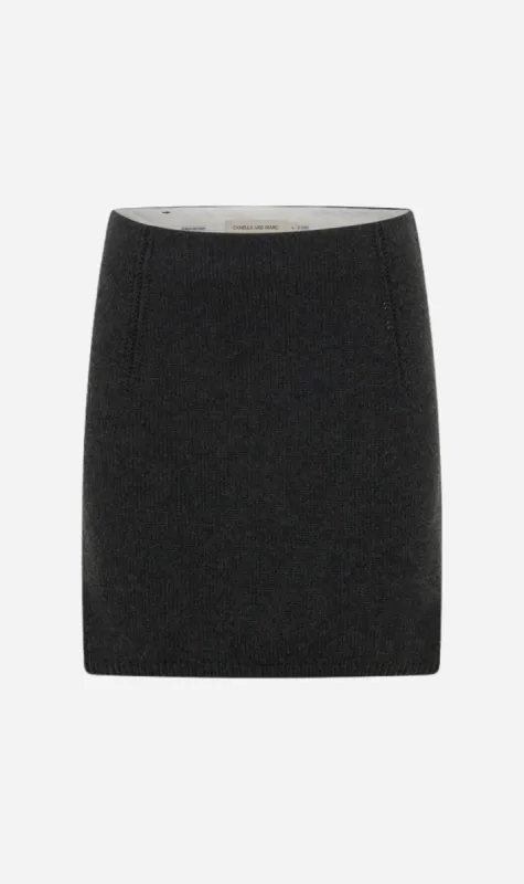 Camilla And Marc | Romeo Mini Skirt - Charcoal sold by Sisters & Co