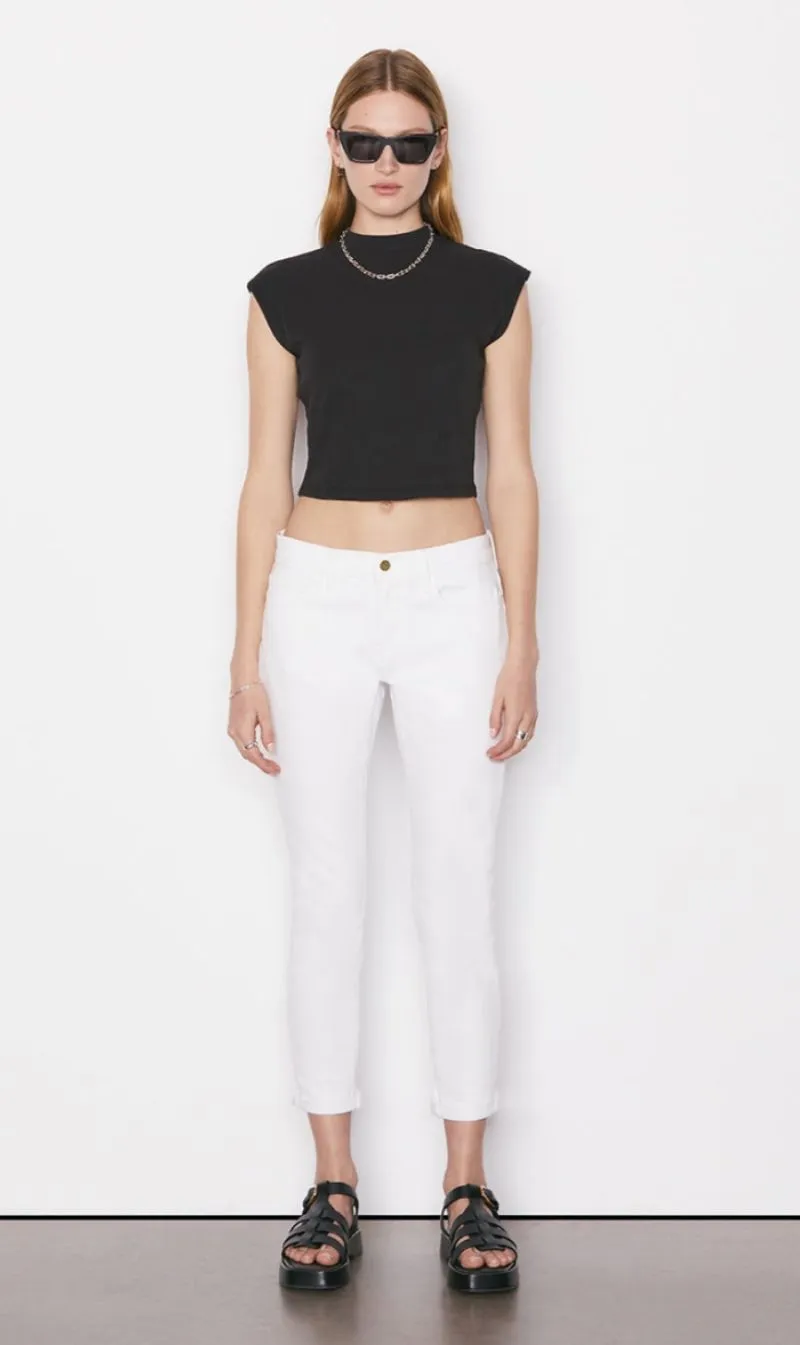 Frame Denim | Le Garcon - Blanc sold by Sisters & Co