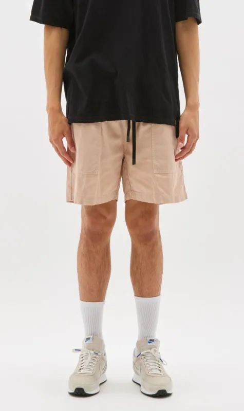 Bassike | Beach Cotton Short - Smoke Pink sold by Sister & Co