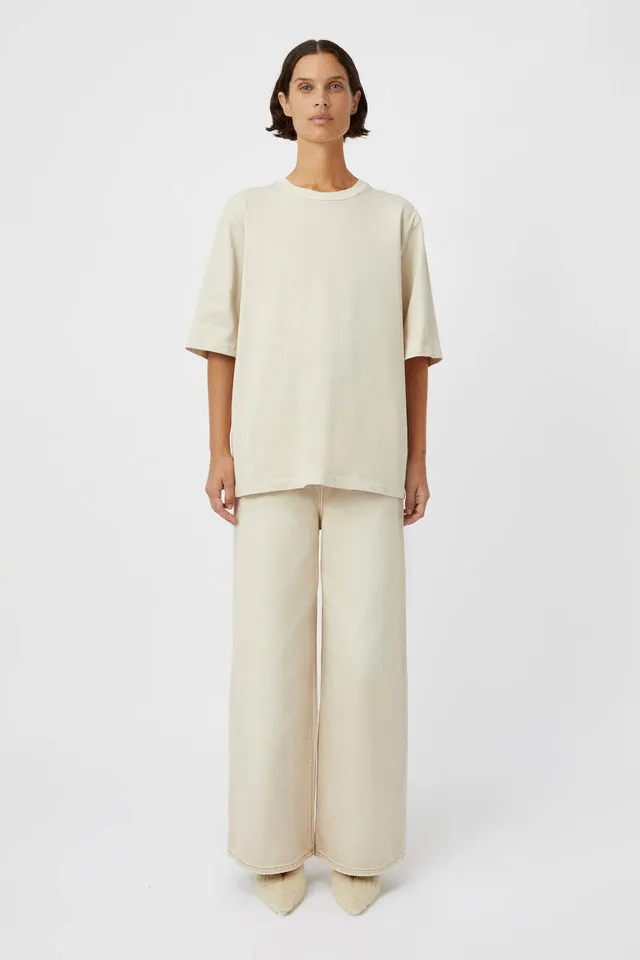 Camilla and Marc | Iwan Embroidery Tee - Chalk sold by Sister & Co product image thumbnail 3
