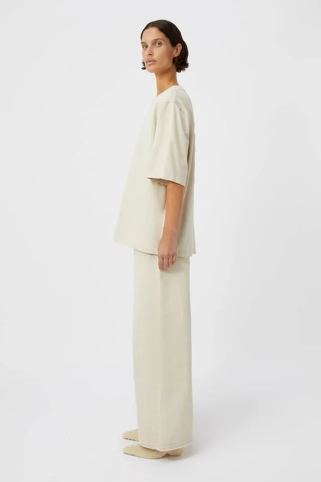 Camilla and Marc | Iwan Embroidery Tee - Chalk sold by Sister & Co product image thumbnail 4