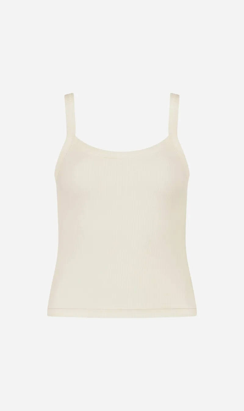Dear Dylan | Organic Tank - Ivory sold by Sister & Co