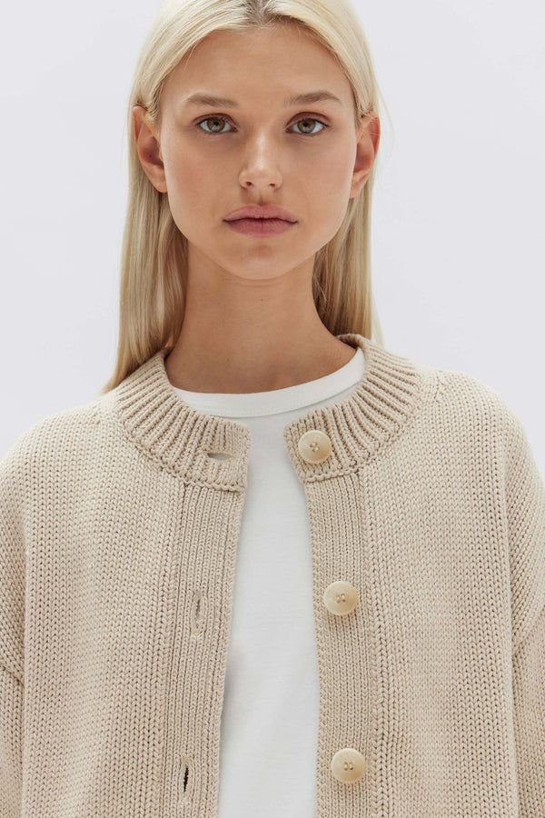 Assembly Label | Ava Knit Cardigan - Natural sold by Sister & Co product image thumbnail 4