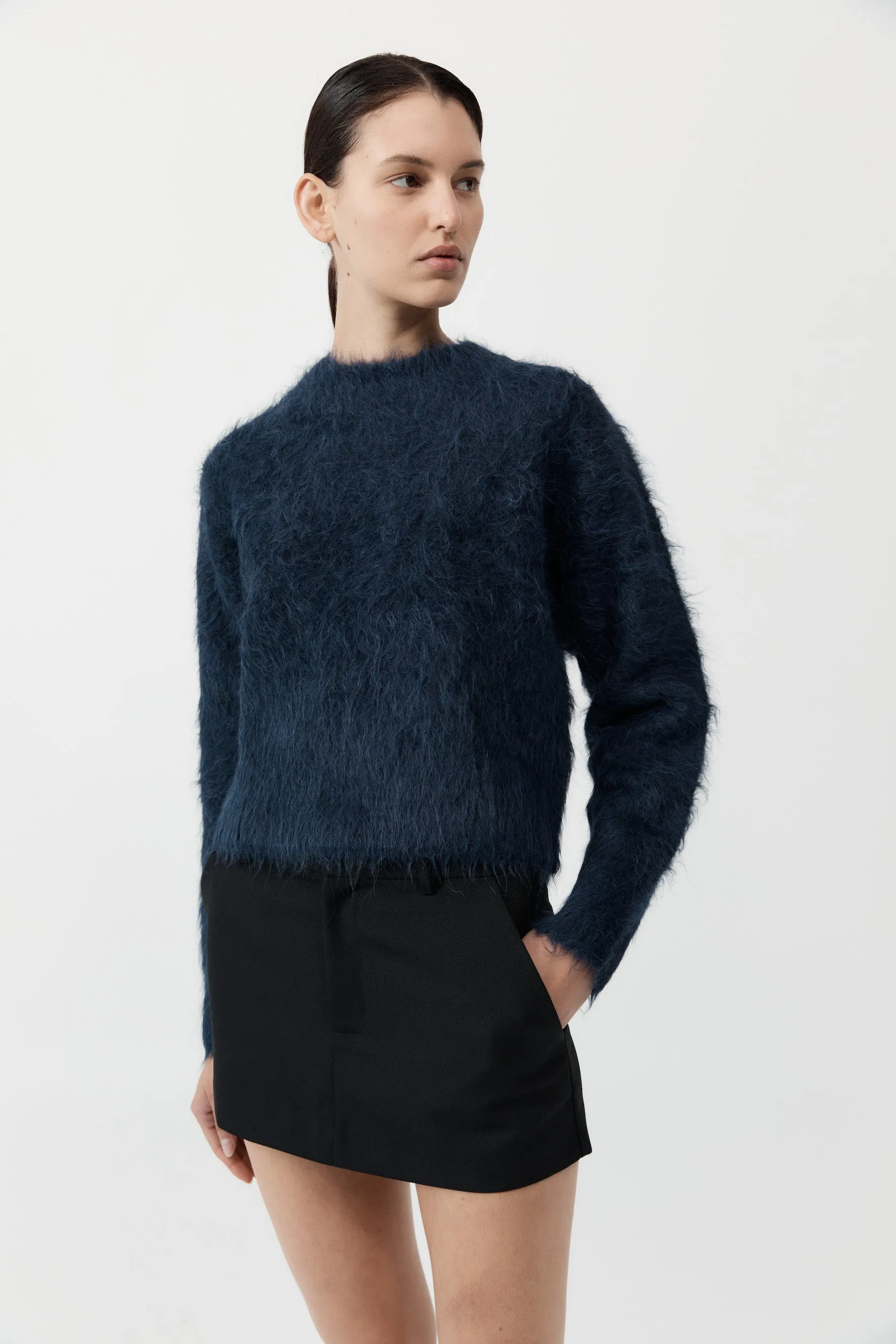 St Agni | Alpaca Sweater - Midnight Blue sold by Sister & Co product image thumbnail 3