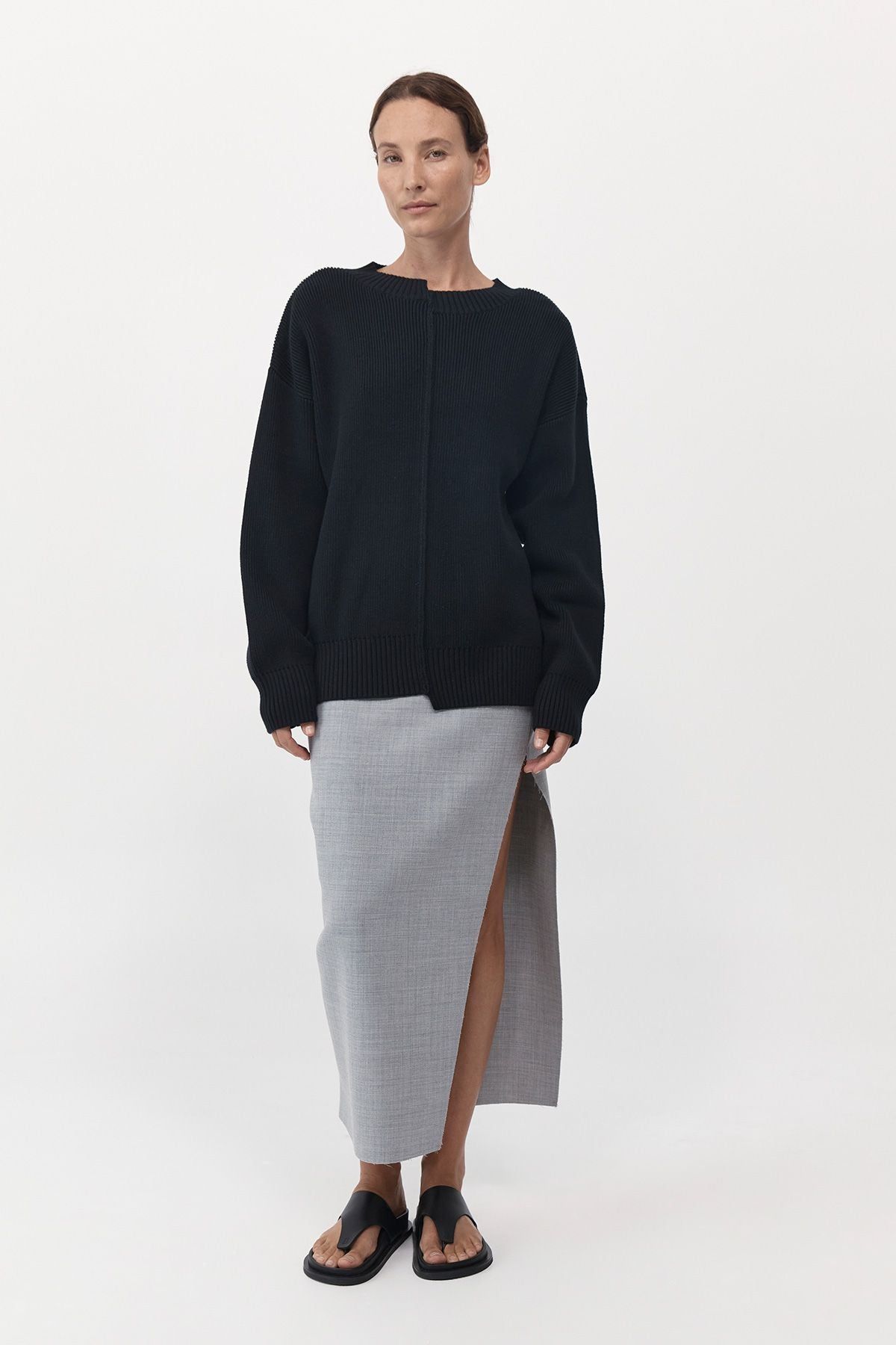 St Agni | Deconstructed Pullover - Black sold by Sister & Co product image thumbnail 5