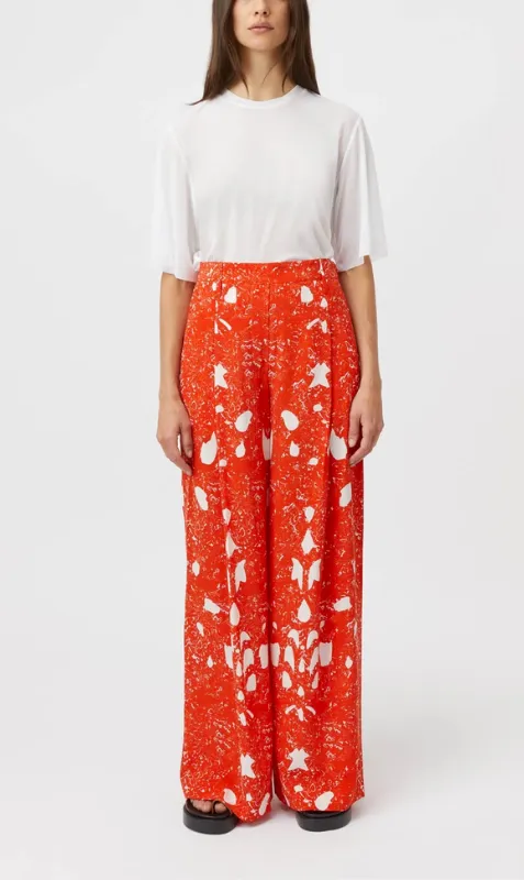 Camilla And Marc | Manu Silk Pant - Red sold by Sister & Co