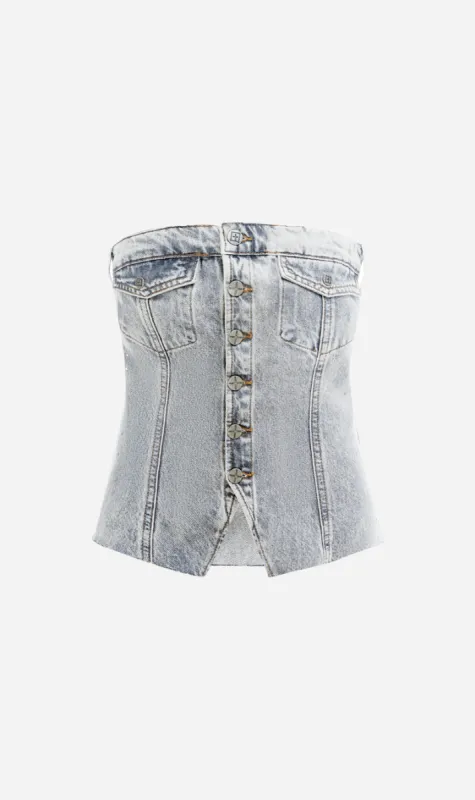 Ksubi | Retro Bustier - Dime Krystal sold by Sister & Co