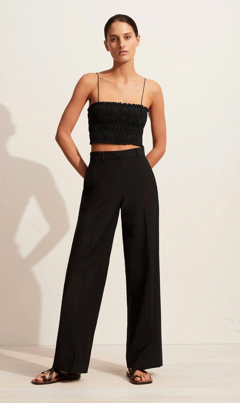 Matteau | Relaxed Tailored Trouser - Black sold by Sister & Co