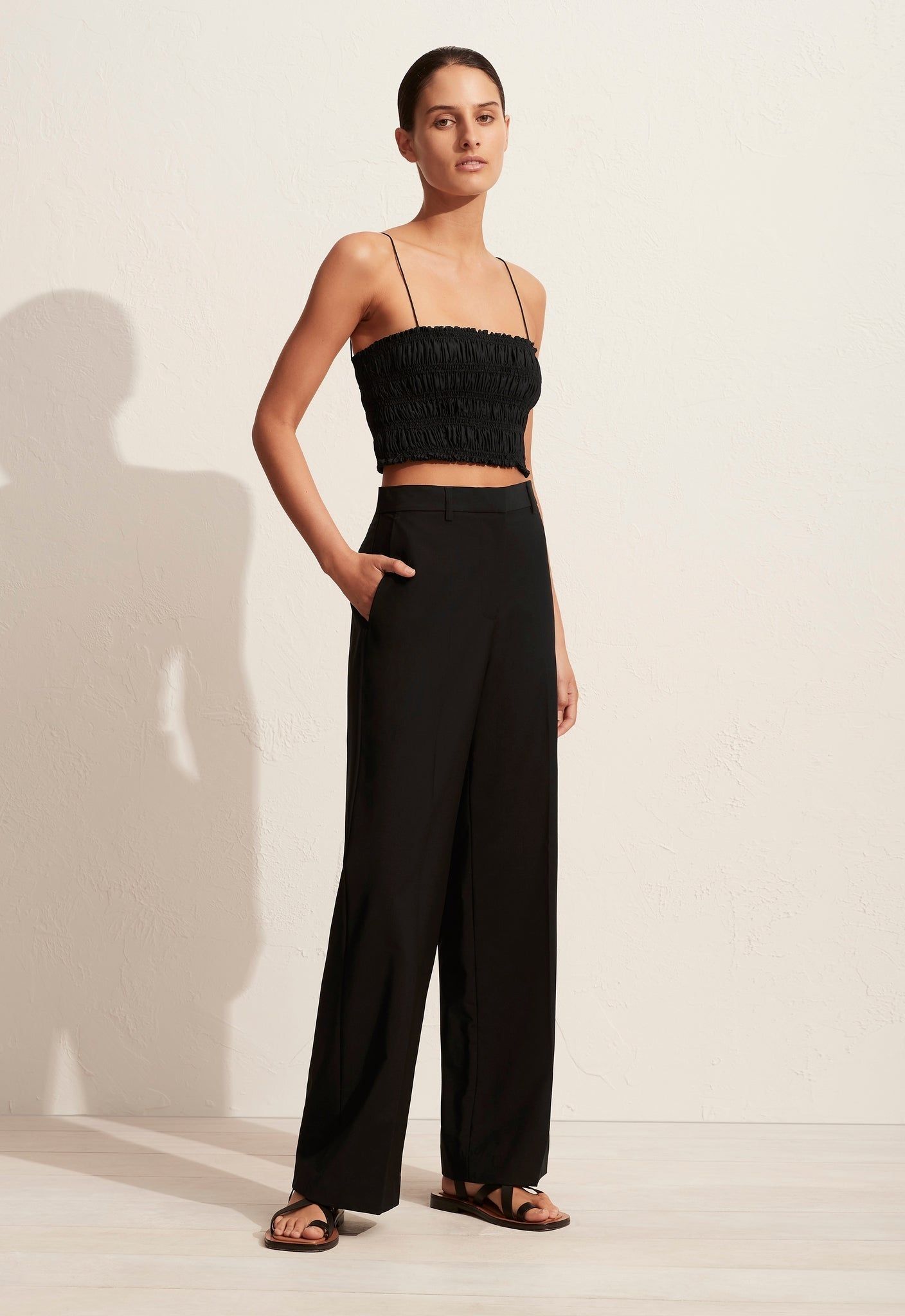 Matteau | Relaxed Tailored Trouser - Black sold by Sister & Co product image thumbnail 3