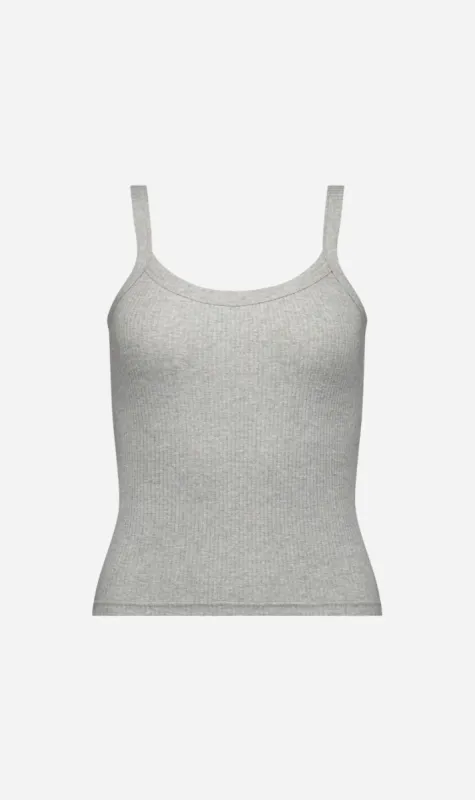 Dear Dylan | Organic Tank - Grey Marle sold by Sister & Co