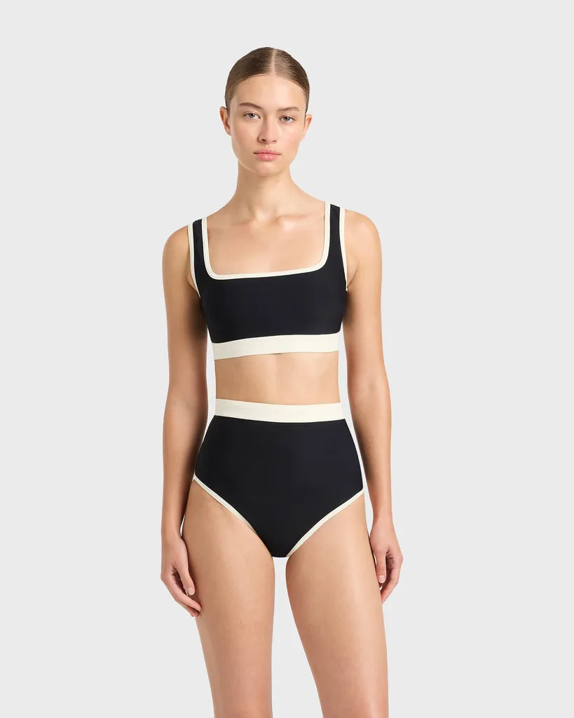 Bondi Born | Hayden Bikini Top - Black sold by Sisters & Co product image thumbnail 2
