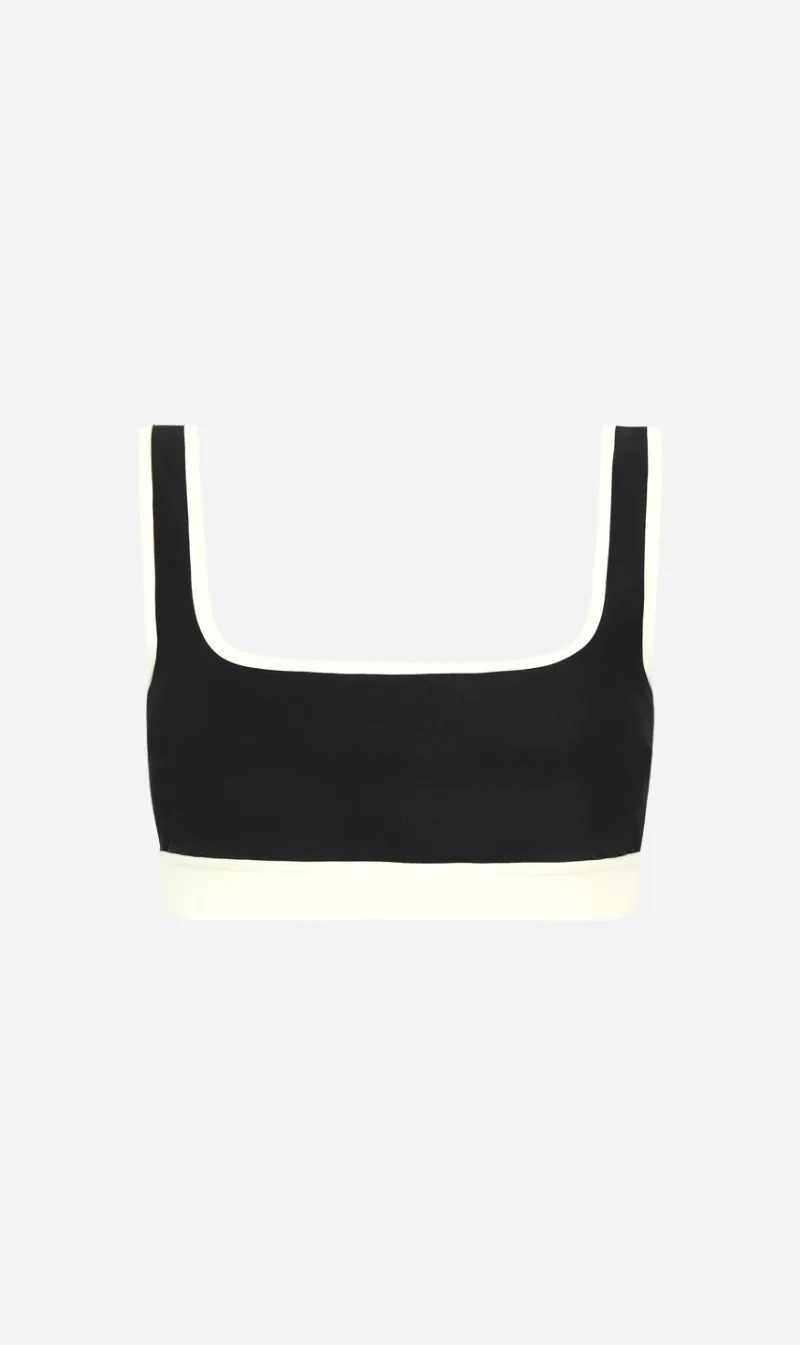 Bondi Born | Hayden Bikini Top - Black sold by Sisters & Co