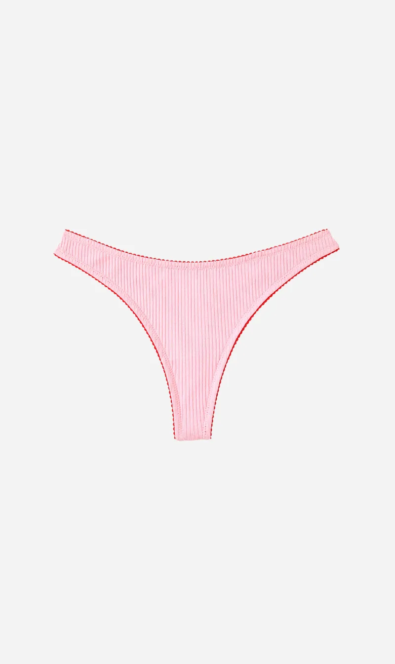 Dear Dylan | Organic Rib Thong - Cupid sold by Sister & Co
