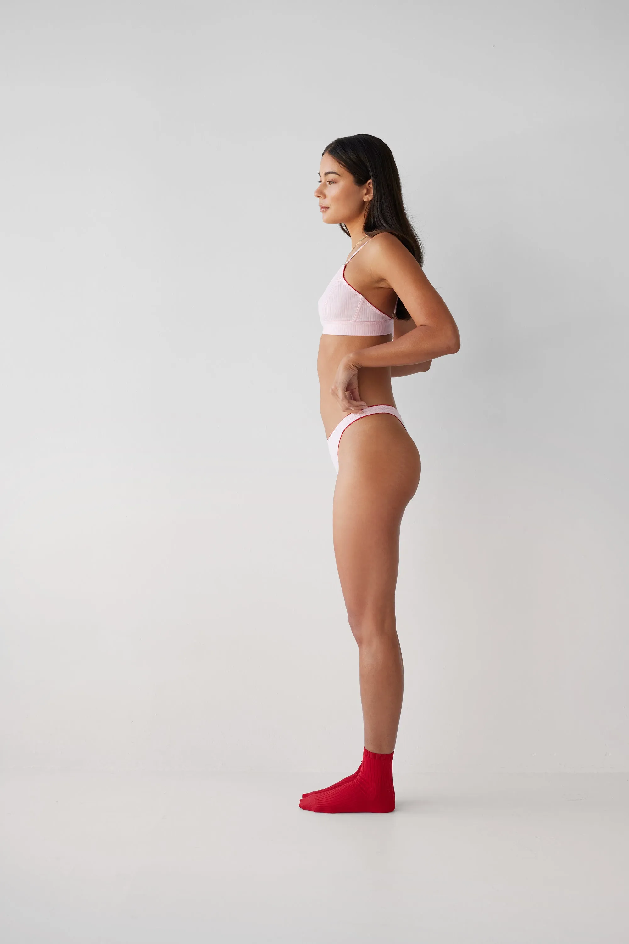 Dear Dylan | Organic Rib Thong - Cupid sold by Sister & Co product image thumbnail 5