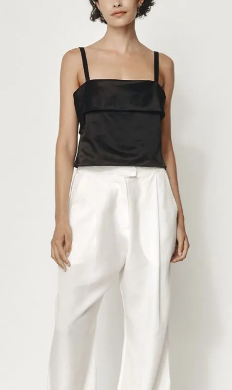 Marle | Alma Top - Black sold by Sister & Co