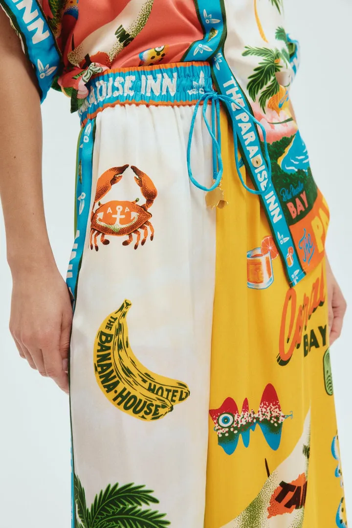 Alemais | Paradiso Silk Pant - Print sold by Sister & Co product image thumbnail 4