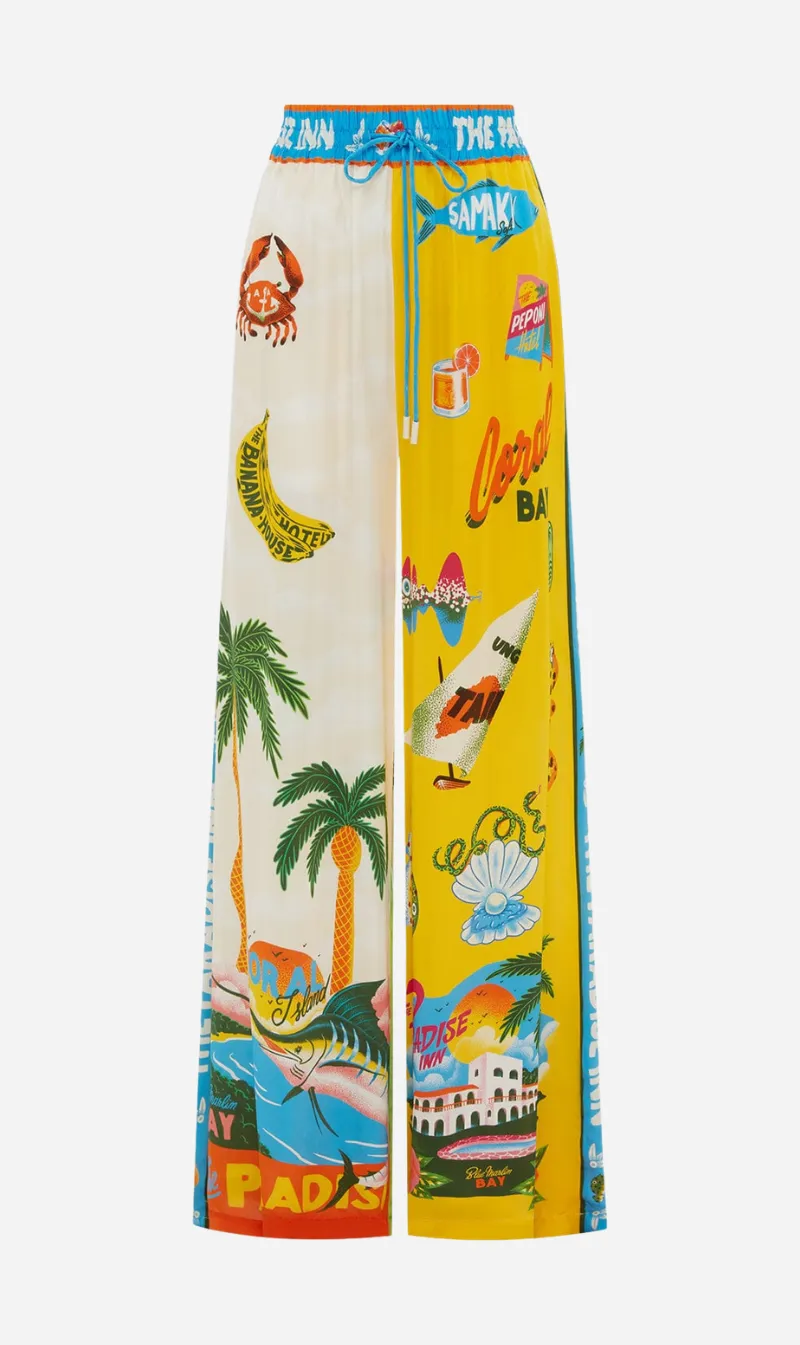 Alemais | Paradiso Silk Pant - Print sold by Sister & Co