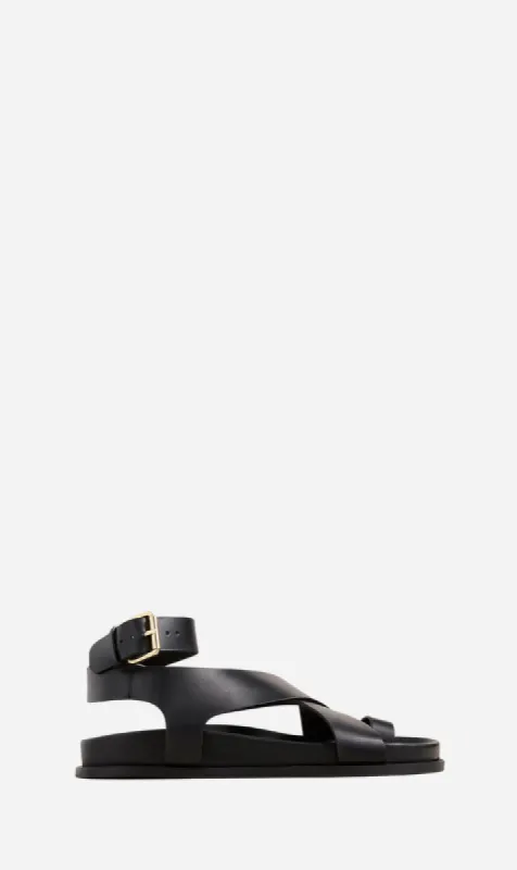 A.Emery | The Jalen Sandal - Black sold by Sister & Co