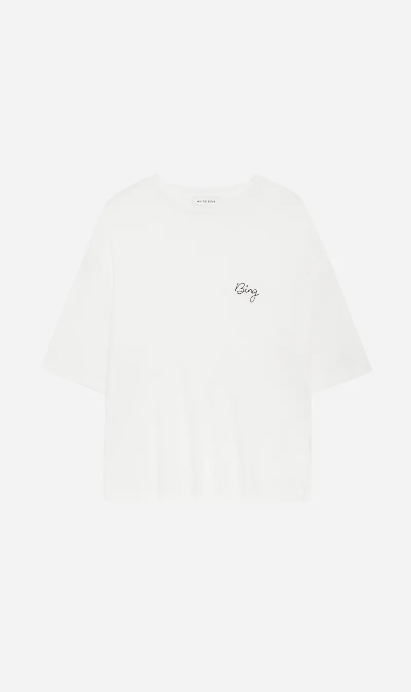 Anine Bing | Louis Tee Bing - Ivory sold by Sister & Co