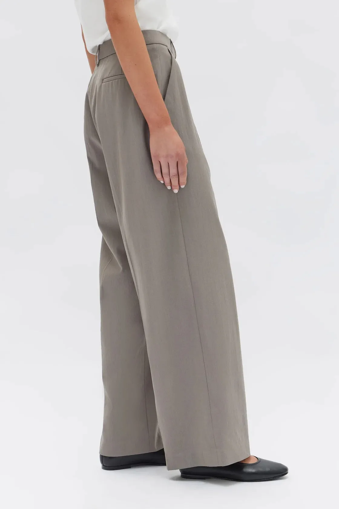 Assembly Label | Aria Wide Leg Pant - Ash sold by Sister & Co product image thumbnail 5