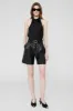 Anine Bing | Nina Heels With Metal Toe Cap - Black & White Tweed sold by Sister & Co