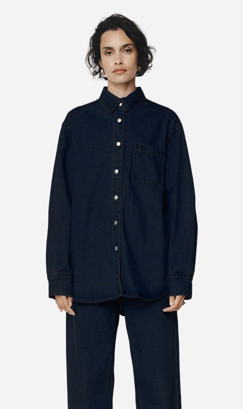 Marle | Alfalfa Shirt - Indigo sold by Sister & Co