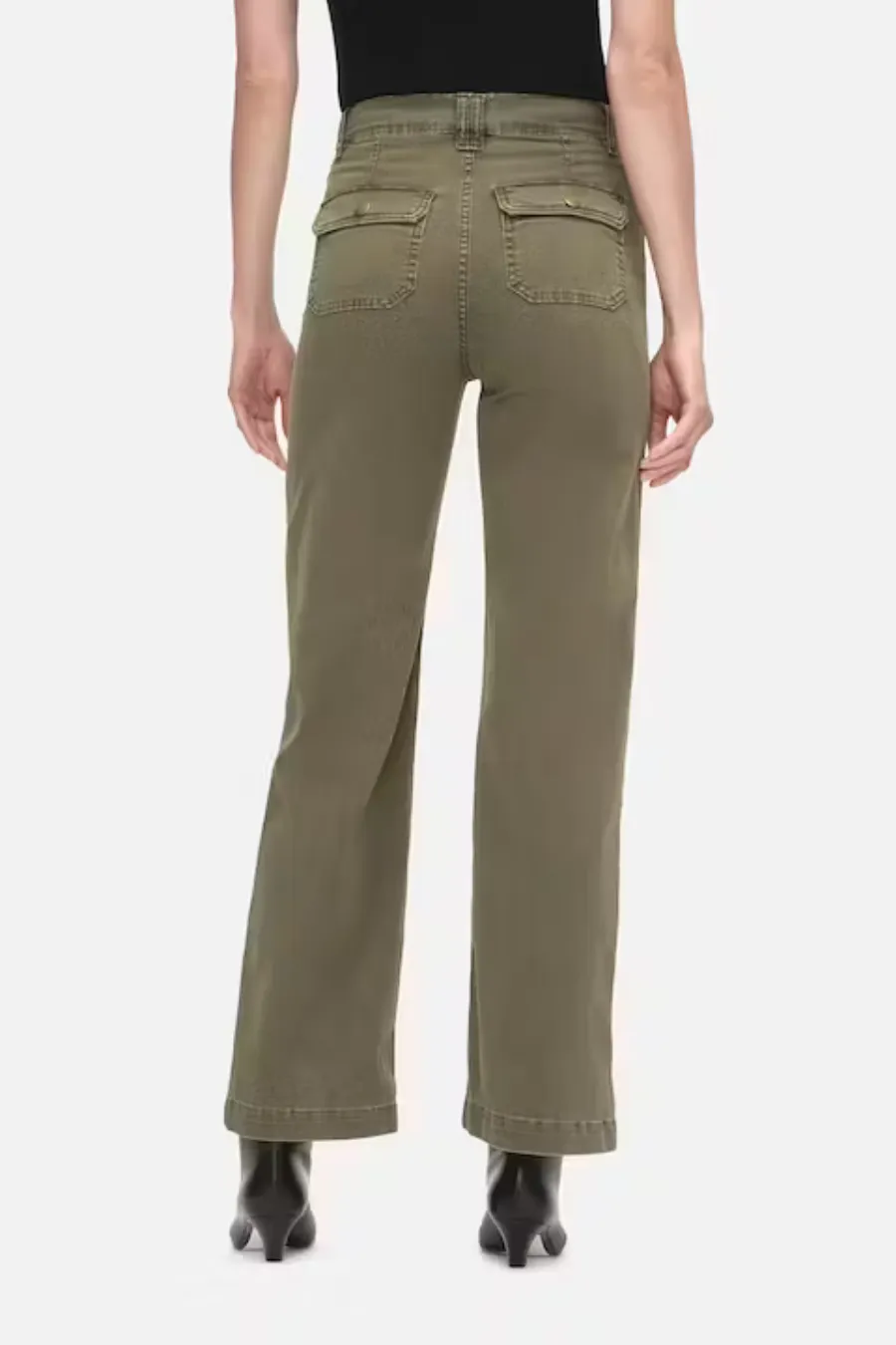 Frame Denim | Utility Pocket Pant - Washed Winter Moss sold by Sister & Co product image thumbnail 5