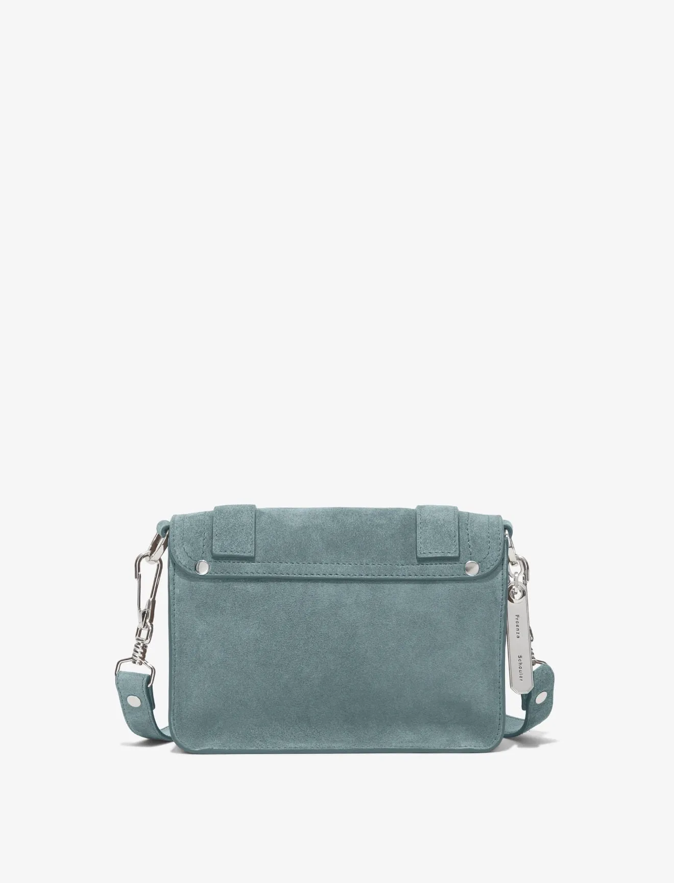 Proenza Schouler | Suede PS1 Mini Crossbody - Faded Turquoise sold by Sister & Co product image thumbnail 5