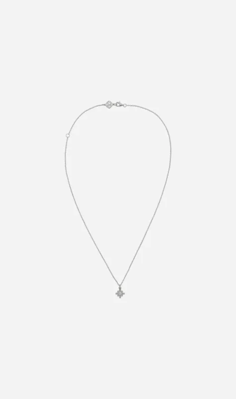Zoe & Morgan | Inka Necklace - Silver/White Zircon sold by Sister & Co