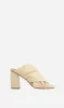 Forte Forte | Nappa Leather Heeled Sandals - Ivory sold by Sister & Co