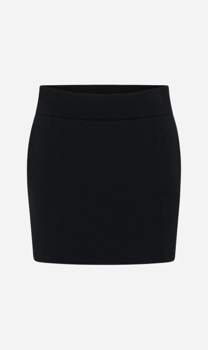 Camilla and Marc | Amedeo Knit Mini Skirt - Black sold by Sister & Co