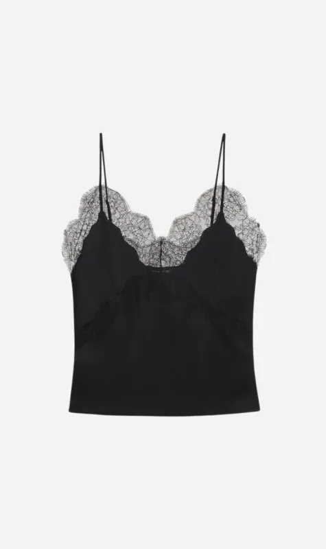Anine Bing | Amelie Camisole - Black made by Sisters & Co
