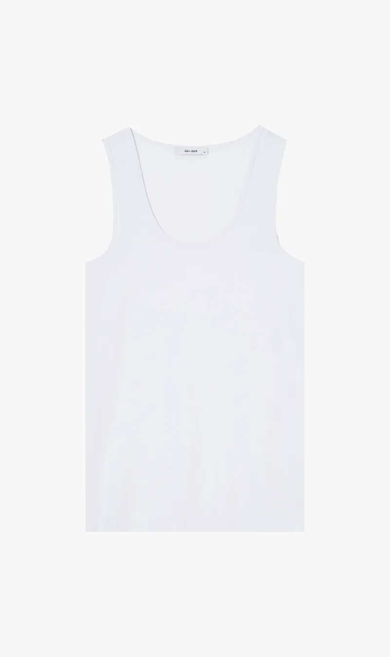 Jac + Jack | Song Tank - White sold by Sister & Co