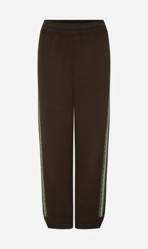 Nagnata | Symbol Trackpant - Chocolate sold by Sister & Co