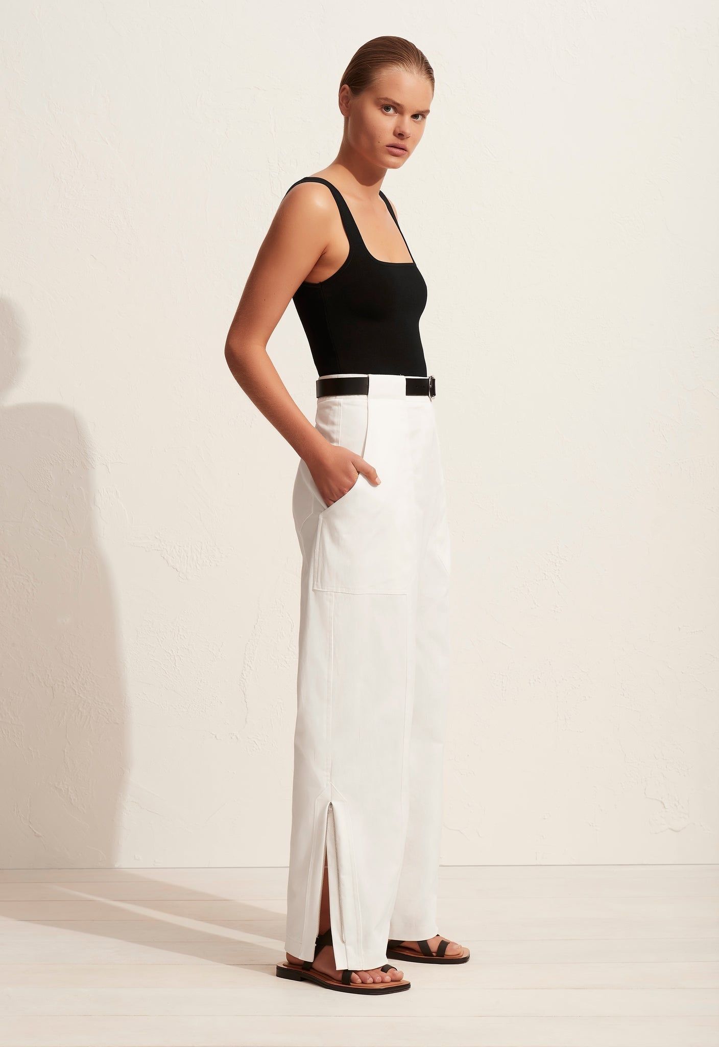 Matteau | Utility Trouser - Chalk sold by Sister & Co product image thumbnail 3