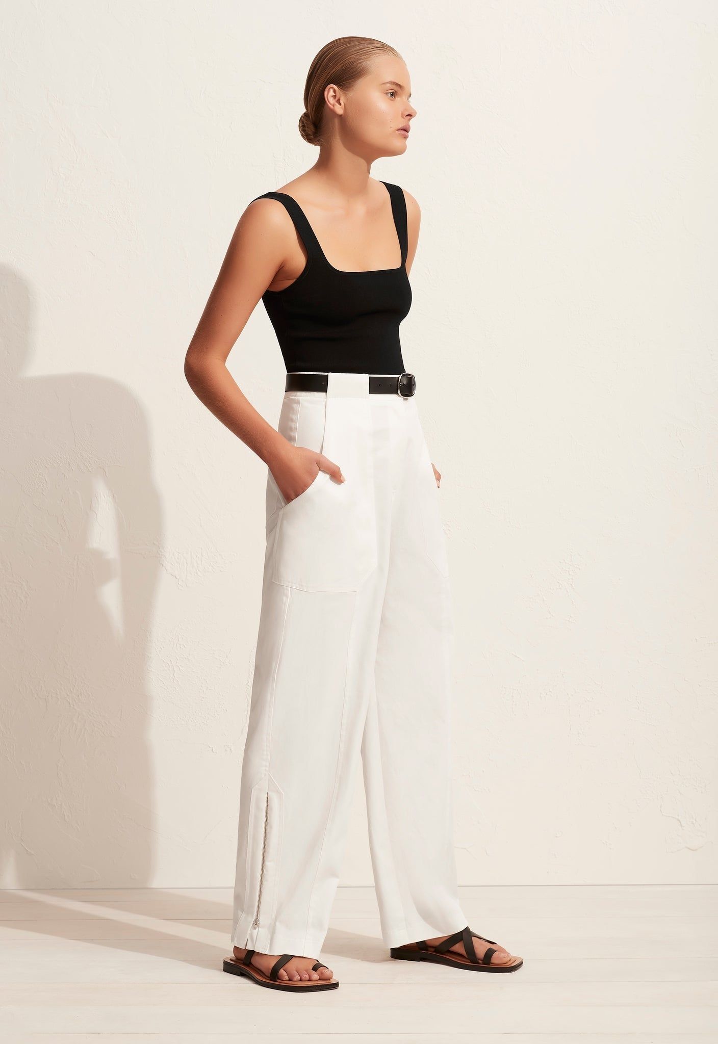 Matteau | Utility Trouser - Chalk sold by Sister & Co product image thumbnail 2