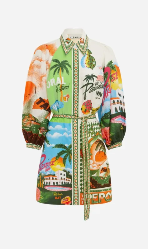 Alemais | Paradiso Mini Dress - Print sold by Sister & Co