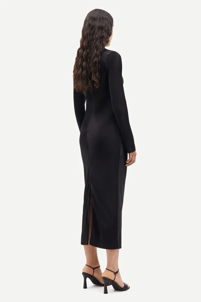 Samsoe Samsoe | Alina Long Dress - Black sold by Sister & Co product image thumbnail 5