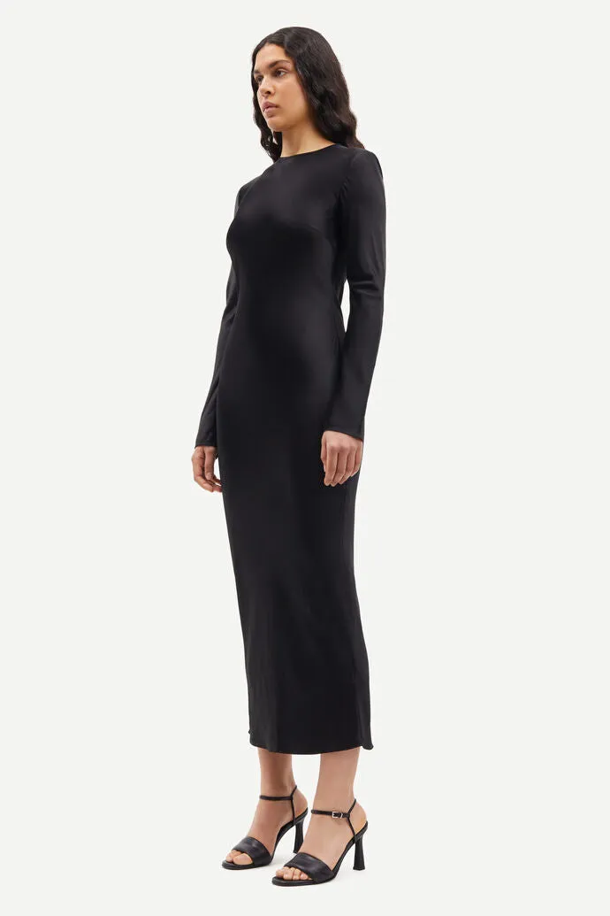 Samsoe Samsoe | Alina Long Dress - Black sold by Sister & Co product image thumbnail 3