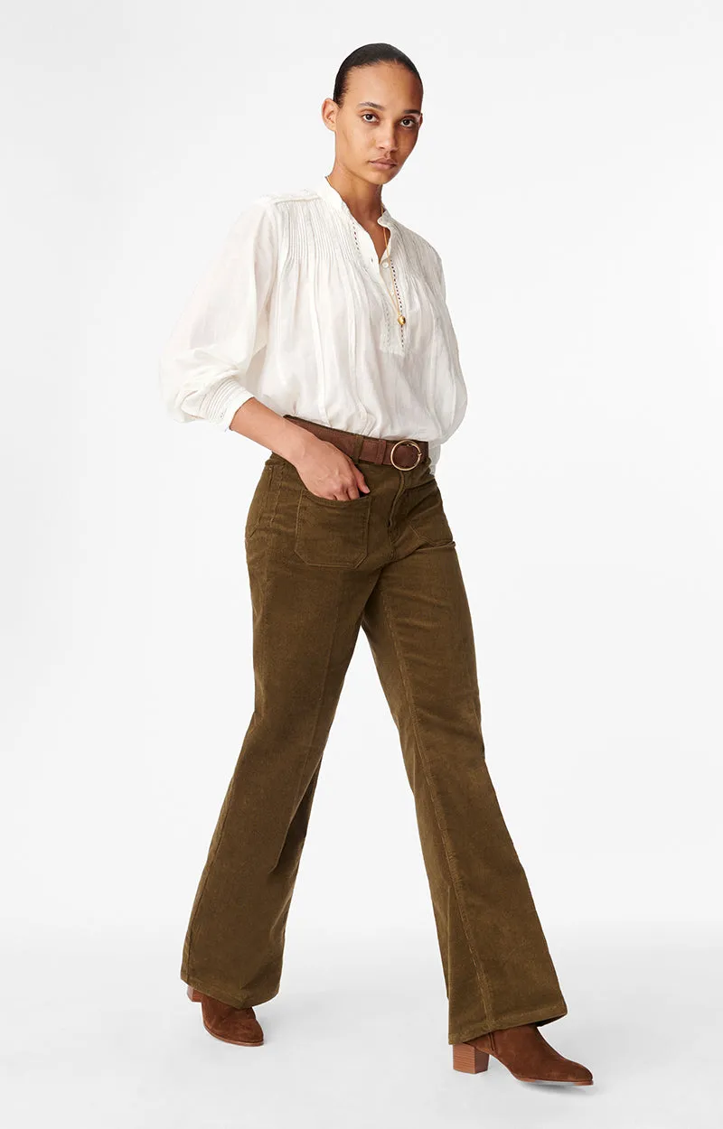 Vanessa Bruno | Dompay Flare Pant - Kahki sold by Sister & Co product image thumbnail 2