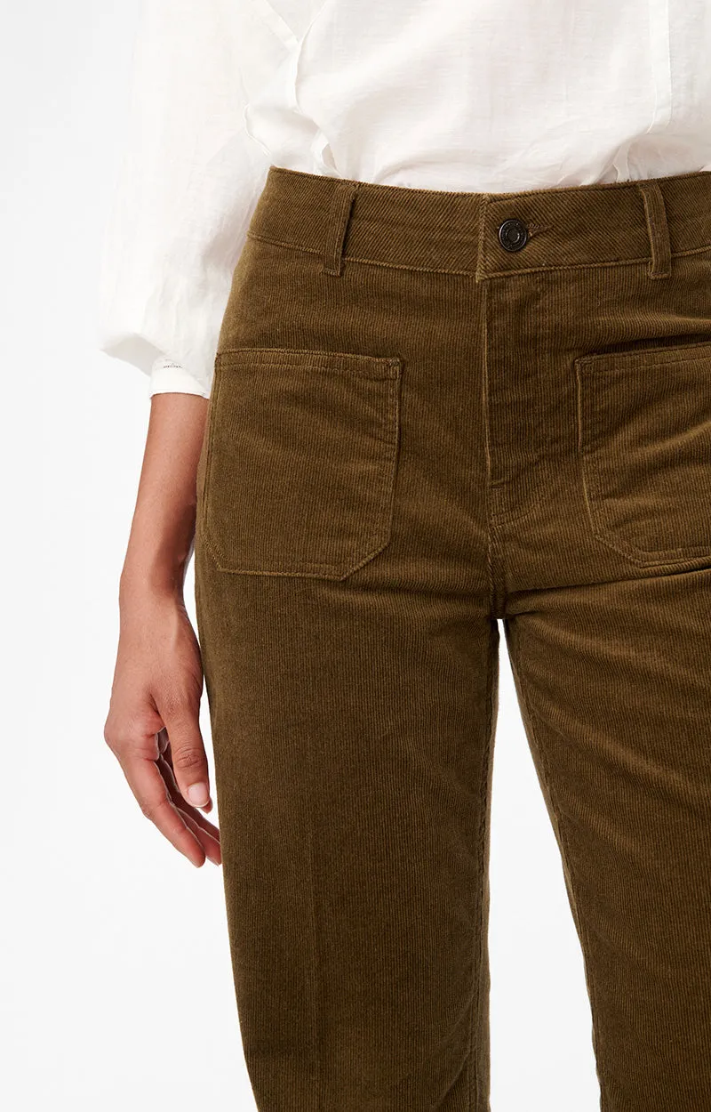 Vanessa Bruno | Dompay Flare Pant - Kahki sold by Sister & Co product image thumbnail 3