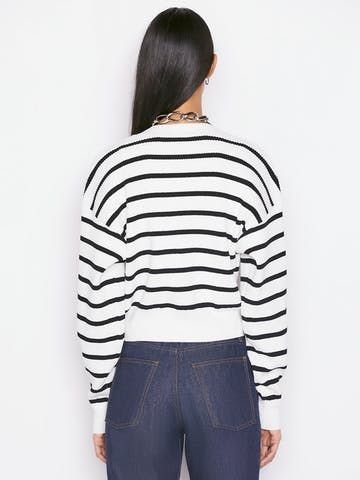Frame Denim | Relaxed Rib Cardi - Off White Multi sold by Sister & Co product image thumbnail 3